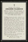 117 Johannes Palmboom, datum overlijden: 24-11-1951