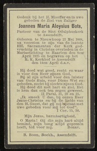 364 Joannes Maria Aloysius Bots, datum overlijden: 09-04-1925