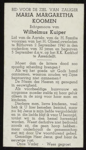 523 Maria Margaretha Koomen, datum overlijden: 02-09-1940