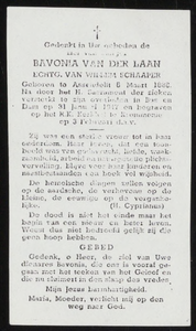 559 Bavonia van der Laan, datum overlijden: 31-01-1947