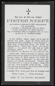 605 Pieter Neeft, datum overlijden: 13-02-1906