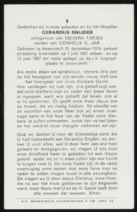 682 Gerardus Snijder, datum overlijden: 07-06-1967
