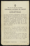1064 Gerardus Jacobus de Groot, datum overlijden: 04-01-1955