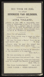 1237 Hendricus van Gelderen, datum overlijden: 04-01-1922