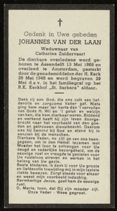 1594 Johannes van der Laan, datum overlijden: 26-05-1945