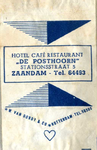 181 , Hotel cafe restaurant ''De Posthoorn 