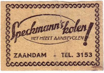 301 , Speckmann's kolen