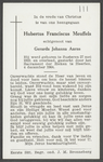 111 Hubertus Francsicus Meuffels, datum overlijden: 04-12-1964