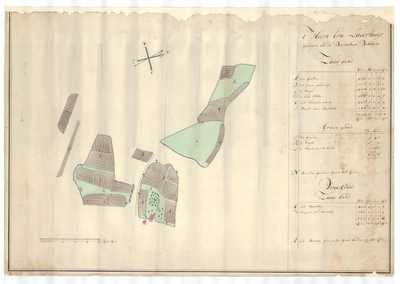 1308 Kaart van het Heeren erve Laarhuijs, gelegen in Bekkum in het gericht Delden [thans gemeente Hengelo]/C. Stemberg. ...