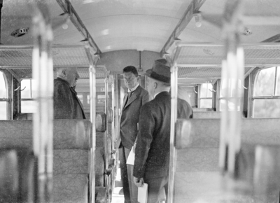 25940 FDHEEMAFF 280 Eerste officiële proefrit met de Directie van de Nederlandse Spoorwegen van het nieuwe type ...