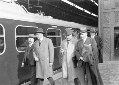 26060 FDHEEMAFF 336 Diverse foto 's gemaakt tijdens de overdracht van elektrische treinstellen aan de Nederlandse ...