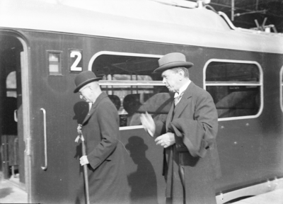 26061 FDHEEMAFF 337 Diverse foto 's gemaakt tijdens de overdracht van elektrische treinstellen aan de Nederlandse ...