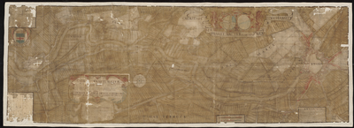 1411-KD000196 Caerte van het Swartewaeter tusschen Zwolle en Hasselt Het gebied tussen Zwolle en Hasselt aan ...