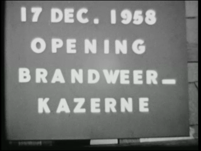 11200BB02343 Reportage over diverse gebeurtenissen in Bathmen:Opening van de brandweerkazerne op 17 december ...