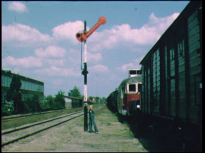 12464BB01916 Een film met beelden vanuit de stoomlocomotief op de museumspoorlijn Haaksbergen-Boekelo, gevolgd door een ...