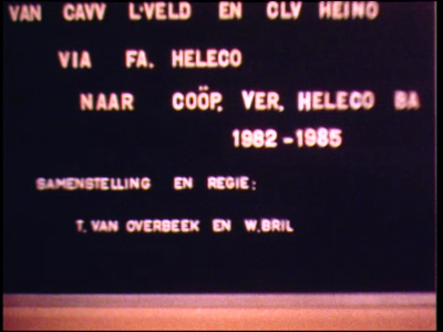 12820BB02513 Reportage over het dagelijks leven bij Heleco, een coöperatie voor de productie van veevoeders in Heino en ...