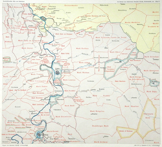 263-KD001322 De Marken van Gelderland, Overijssel, Drente, Westerwolde, enz. Blad 15 Kaart uit de Geschiedkundige ...