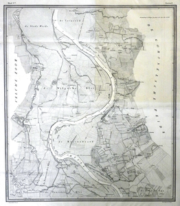 837-KD001468 Gorssel blad nr. 7 Zevende blad van de altlas van de IJssel door L.J.A. van der Kun en R. Musquetier. ...