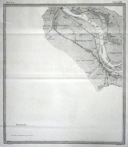 846-KD001477 Oosterwolde blad nr. 14 Veertiende blad van de atlas van de IJssel door L.J.A. van der Kun en R. ...