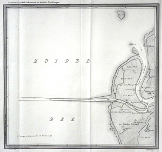 848-KD001479 Supplementair Blad, behoorende tot het Blad nr 15, Kampen Supplement bij het vijftiende blad van de atlas ...