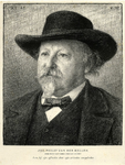 31939 Portret van J.Ph. van der Kellen, geboren 1832, stempelsnijder bij de Rijksmunt, later directeur van het ...