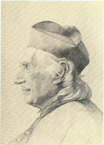 38970 Portret van G.W. van Heukelum, geboren 1834, kapelaan van de St.-Catharinakerk, kanunnik van het Metropolitaan ...