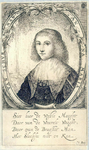 39218 Portret van Anna Maria van Schurman, geboren Keulen 5 november 1607, schrijfster en dichteres te Utrecht, ...