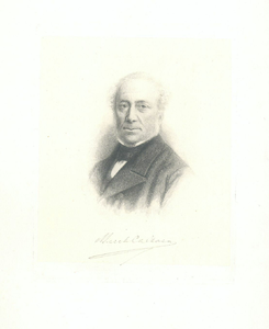 31782 Portret van A.J. van Beeck Calkoen, geboren 1805, wethouder van Utrecht (1844-1855); lid van Gedeputeerde Staten ...