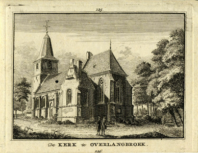 200800 Gezicht op de Nederlands Hervormde kerk te Overlangbroek uit hetzuidoosten.