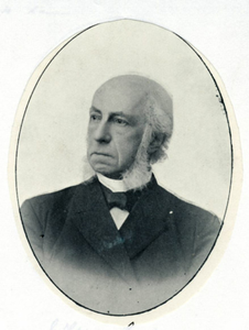 32126 Portret van Everardus Hendricus van Leeuwen, geboren Zaltbommel 14 maart 1833, hoogleraar in de theologie aan de ...