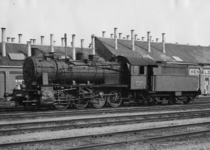 163556 Afbeelding van de stoomlocomotief nr. 4105 (serie 4100) van de N.S., afkomstig van de D.R.B. (Deutsche ...