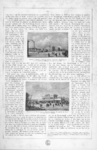38186 Afbeelding van een pagina afkomstig uit Eigen Haard van 1891 met twee prentjes (houtgravures) van het station van ...