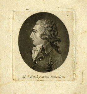 39476 Portret van Maurits Jacob Eijck, geboren 1764, lid van het provinciaal bestuur van Utrecht , raadsheer aan het ...