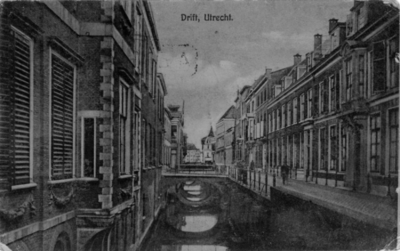 123371 Gezicht op de Drift te Utrecht.