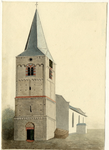 200940 Gezicht op de Nederlands Hervormde kerk te Werkhoven uit het zuidwesten.