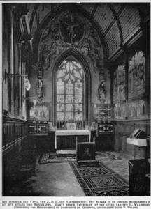 63139 Interieur van het Aartsbisschoppelijk Paleis (Maliebaan 40) te Utrecht: kapel.