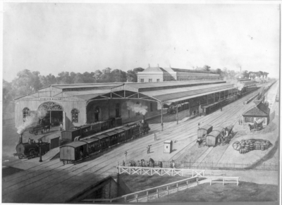 38189 Gezicht op het perron van het Centraal Station te Utrecht, uit het noordwesten.