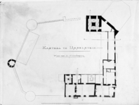 6396 Plattegrond van het Kasteel te IJsselstein: eerste verdieping.
