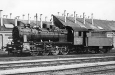 151435 Afbeelding van de stoomlocomotief nr. 4105 (serie 4100) van de N.S., afkomstig van de D.R.B. (Deutsche ...