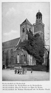 123816 Gezicht op de Nicolaikerk (Nicolaaskerkhof 8) te Utrecht.