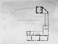 6397 Plattegrond van het Kasteel te IJsselstein: tweede verdieping.