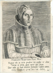 38752 Portret van Adriaan Florisz. Boeiens, geboren Utrecht 2 maart 1459, proost van de St.-Salvatorkerk, paus (Paus ...