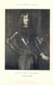 38830 Portret van F. Borre van Amerongen, geboren 1638, lid van de geëligeerden en landcommandeur van de Duitse Orde ...