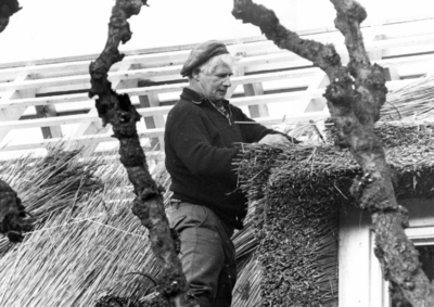 91780 Portret van C. P. van den Bosch uit Haarzuilens (gemeente Vleuten-De Meern), ter gelegenhied van zijn 50-jarig ...