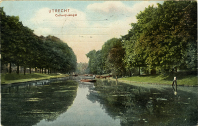 122790 Gezicht over de Stadsbuitengracht te Utrecht, links de Catharijnesingel.