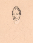 39151 Portret van mr. P. Ras, geboren 1791, president van het Hoog Militair Gerechtshof, overleden 1859. Borstbeeld van ...