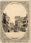 135034 Gezicht op de Ganzenmarkt te Utrecht in de richting van de Oudegracht.