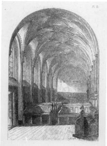 37068 Interieur van het Groot Kapittelhuis van de Domkerk te Utrecht: de kapittelzaal.