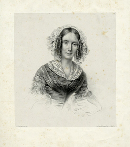 32089 Portret van barones Anna Digna Taets van Amerongen - de Beaufort, geboren Utrecht 6 augustus 1802, echtgenote van ...