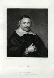 32249 Portret van F. Wttenbogaert, geboortejaar onbekend, Ontvanger van het Ene deel der Generale middelen te Utrecht, ...